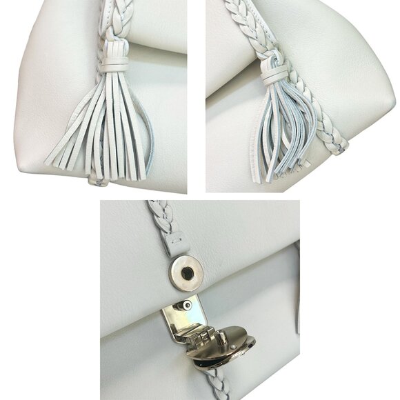 CHLOE Ivory Leather Shoulder Bag - Picture 10 of 14